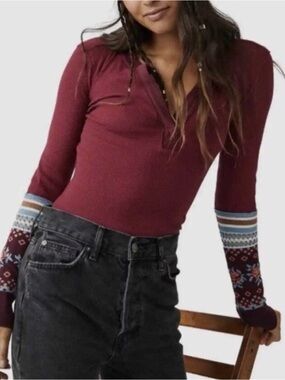 We the Free Mikah Layering Thermal Cuff Free People
